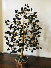 Black tourmaline crystal tree, gemstone tree, healing tree, bonsai tree,Gem Tree