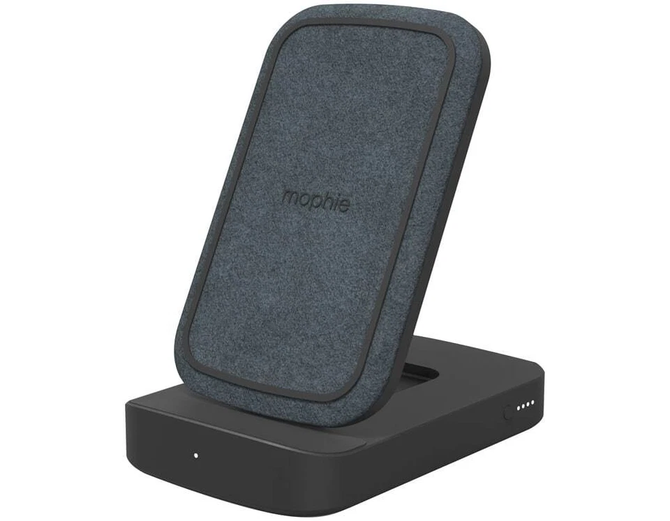 Soporte para estación de alimentación inalámbrica Mophie 10W + 8K mah + suministro de energía USB-C - negro Foto 4 de 4