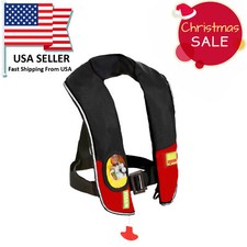 Top Quality M-33 Buoyancy Manual Inflatable Life Jacket Lifevest Boating PFD