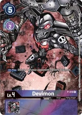 Devimon Alternate Art Foil - P-018 NM - Digimon TCG