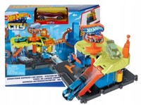 Hot Wheels City Track Set Rally Wash Car HDR27