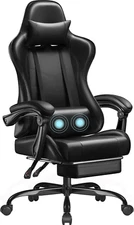 Gaming Chair, Video Game Chair with Footrest and Massage Lumbar Support, Ergonom
