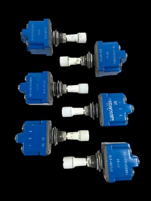 6 Pcs RARE Aircraft Locking Toggle Micro Switch 2TL49-31E  2-pos Honeywell Used