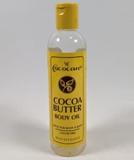 Cococare Cocoa Butter Body Oil 8.5 fl oz Bottle For Body & Bath 