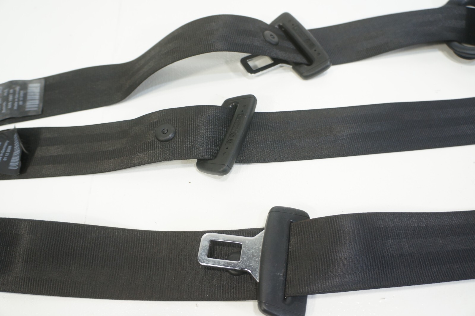 06-2012 Bentley Flying Spur Rear Right Left Center Seat Belt Seatbelt Set of 3