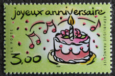 Timbre - FRANCE - Joyeux anniversaire - Neuf ** - YT3242 - 1999