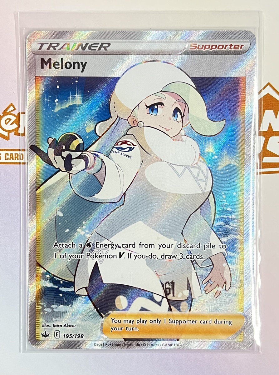 Pokemon TCG Melony 195/198 - Chilling Reign - Full Art Trainer | eBay