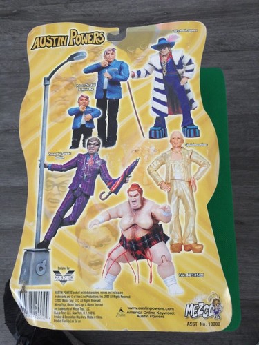AUSTIN POWERS 2002 Prison Dr. Evil & Mini Me Action Figures Gangster Mezco b205 - Picture 8 of 9
