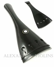 New 4/4 Full Size Cello Tailpiece/Ebony/Gold Ring Or Silve Ring / Pearl Inlay