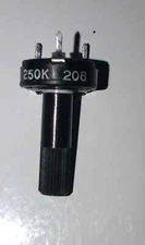 10 Pack Piher Black Knob Potentiometer