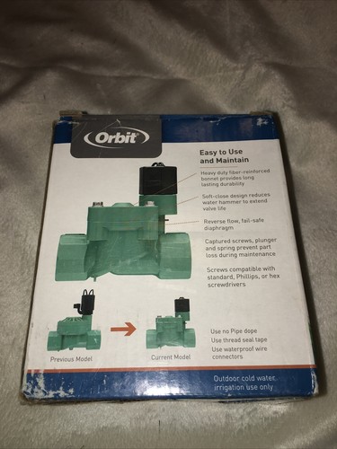 Orbit 1-inch Heavy-Duty FTP In-Line Sprinkler Valve NEW - Picture 6 of 8