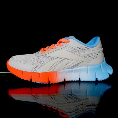 Reebok Zig Dynamica 2.0 Kid's Size 11 Youth Running Shoes Gray Sneakers #600