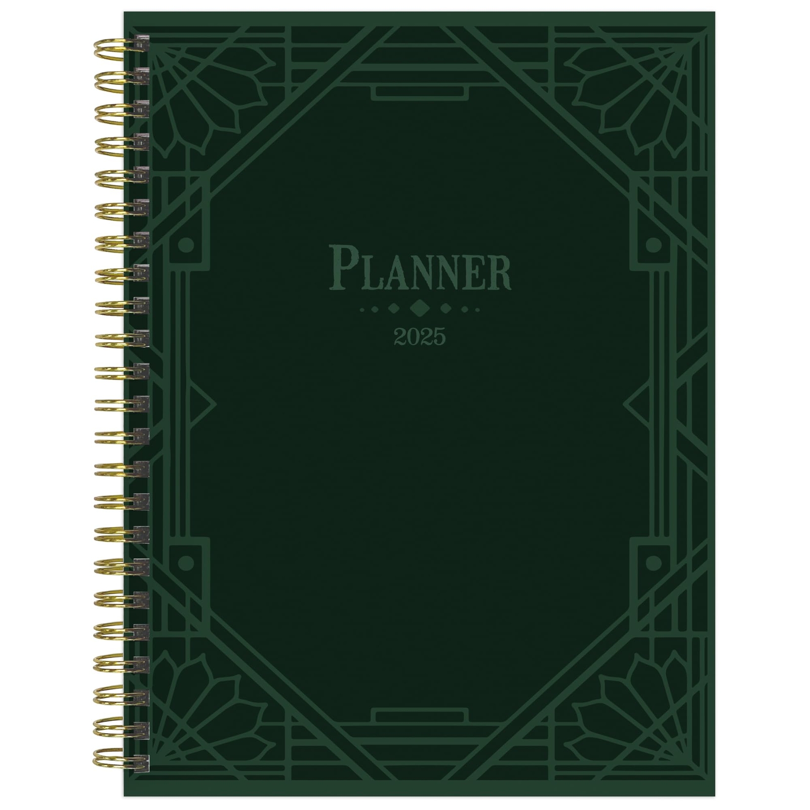 TF PUBLISHING 2025 Emerald Edition Medium Weekly Monthly Planner - Goals & Ta...