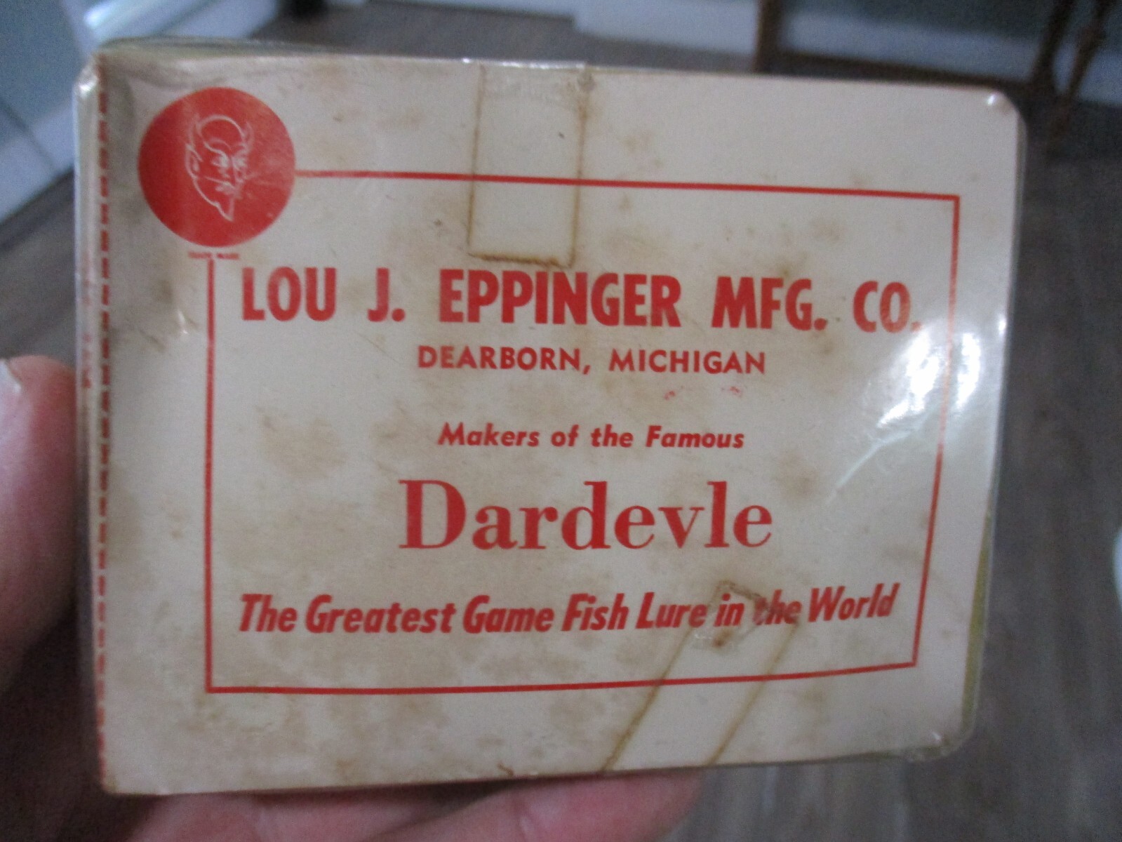 Lou J. Eppinger Mfg. Co., Dearborn Mich. NEW OLD STOCK Dardevle fishing