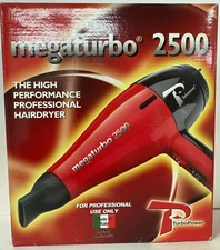Turbo Power Megaturbo 2500 Professional Hair Dryer , boxes new, made in Italy