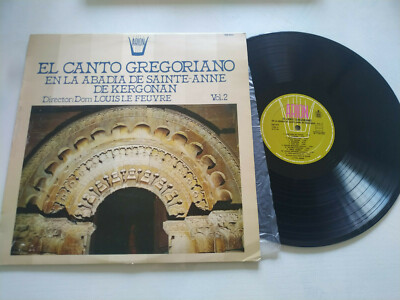 Gregorian Chant Abadia Sainte Anne Kergonan 1983 - LP 12'' Vinyl VG/VG