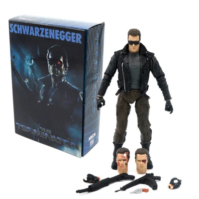 NECA 7" Terminator Police Station Assault T-800 Action Figure Model Display Toys