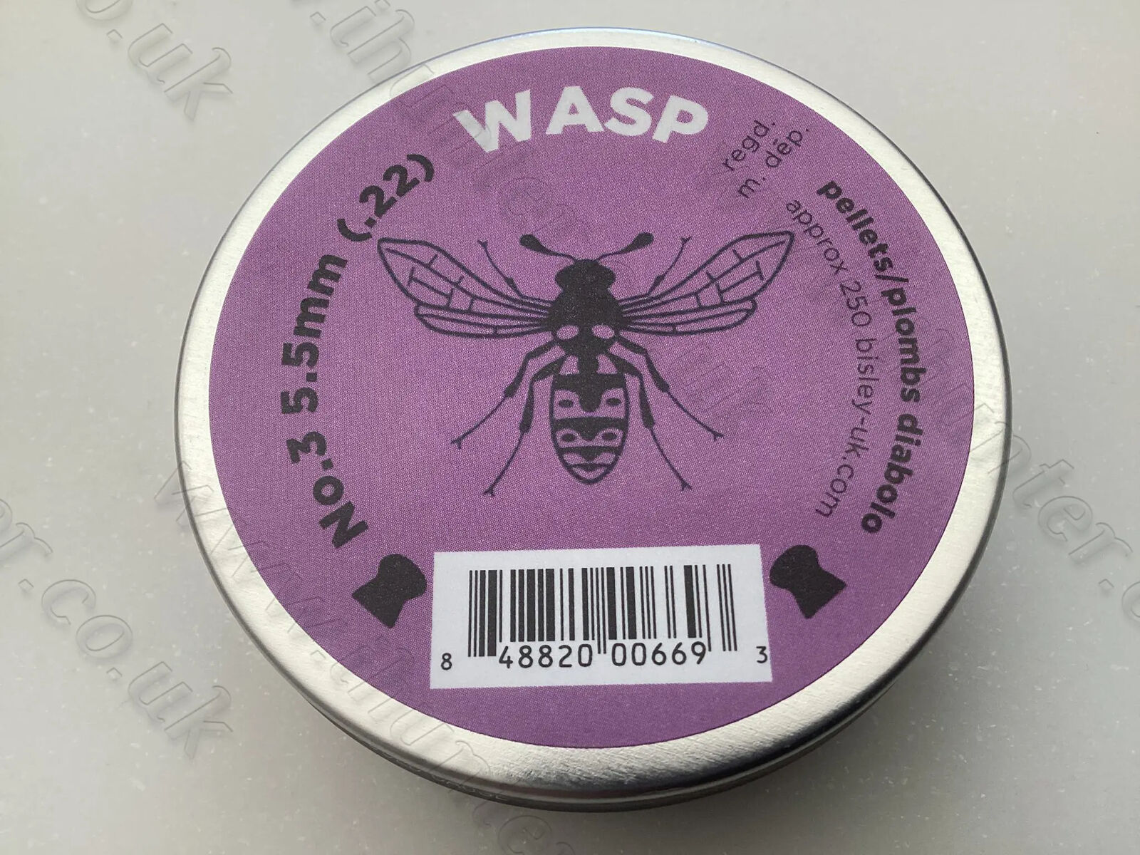 Wasps by Bisley .22/5.50mm air gun pellets  (250ct)   Free P&P  L637
