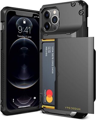For iPhone 12/ Mini/ Pro/ Pro Max Phone Case VRS  [Damda Glide Pro] Wallet Cover