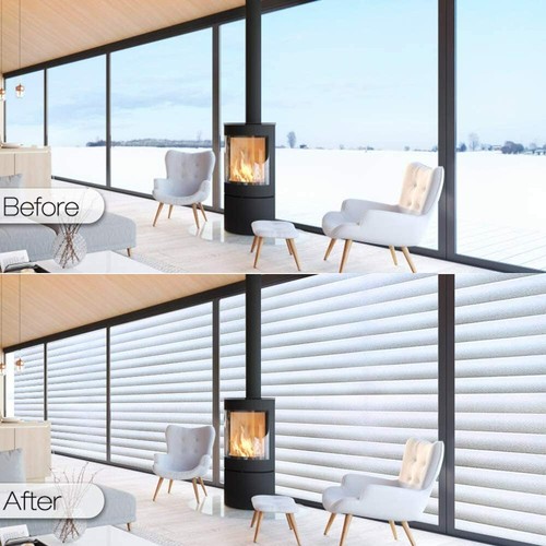 90*500cm Fensterfolie selbsthaftend Sichtschutzfolie UV Schutz statische NEW - Bild 20 von 50