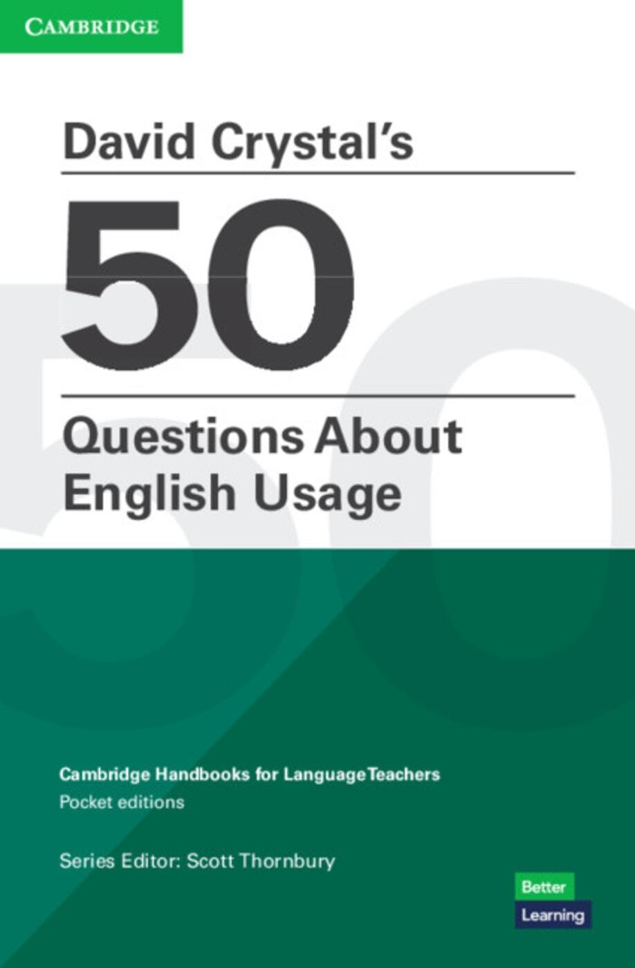 Thumbnail - David Crystal / 50 Questions About English Usage