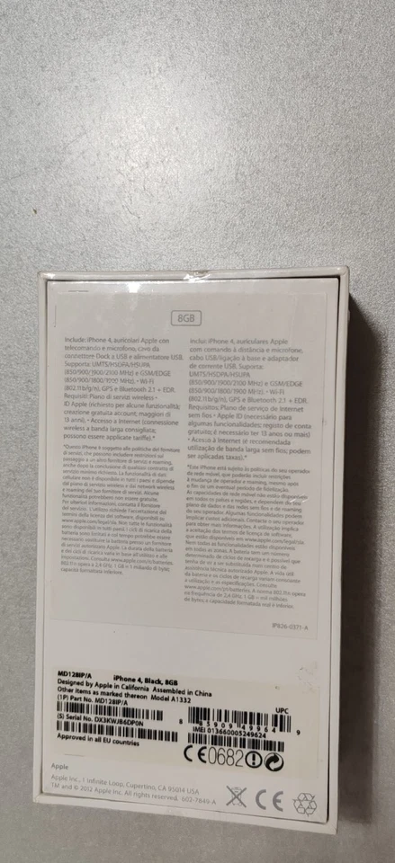 IPhone 4 8 gb NUOVO Sigillato  - Immagine 4 di 4
