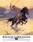 Smith and Wesson Guns and Ammunition 12.5x16 Metal Sign Licensed USA