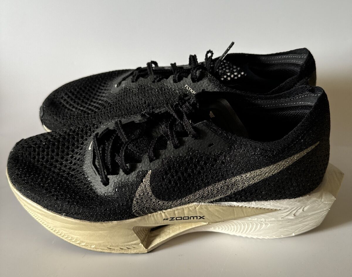 Size 10.5 - Nike ZoomX VaporFly Next% 3 Black Metallic Gold Size 10.5 - Nike ZoomX VaporFly Next% 3 Black Metallic Gold