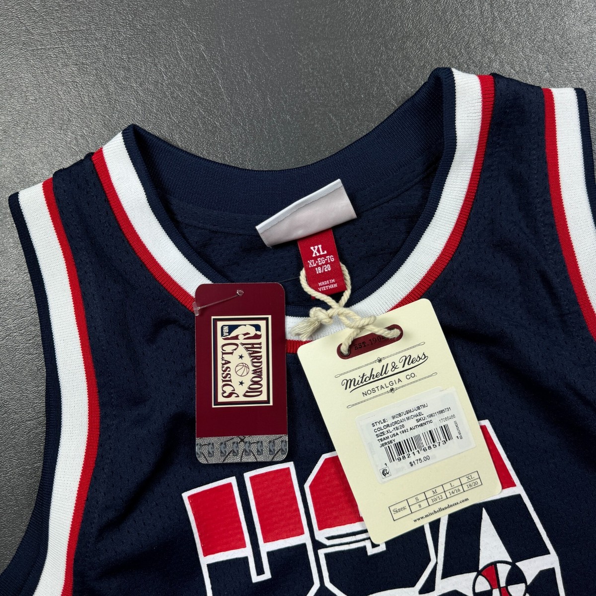 100% Authentic Michael Jordan Mitchell Ness 92 USA Olympic