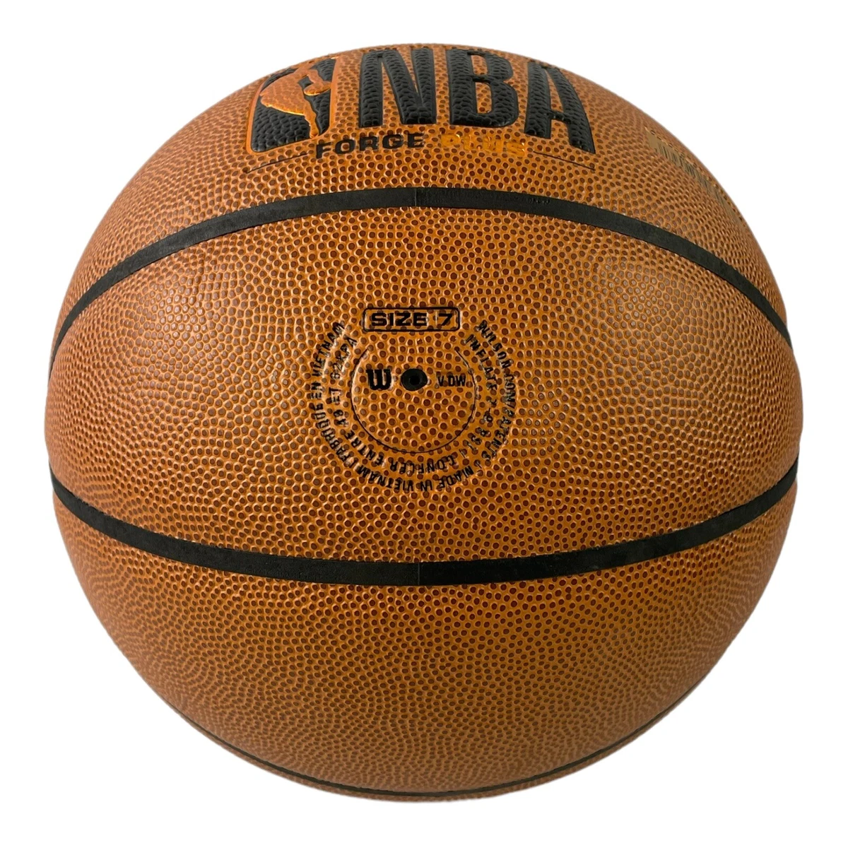 Wilson NBA Forge Indoor/Outdoor Basketball, Brown, 29.5 in. 