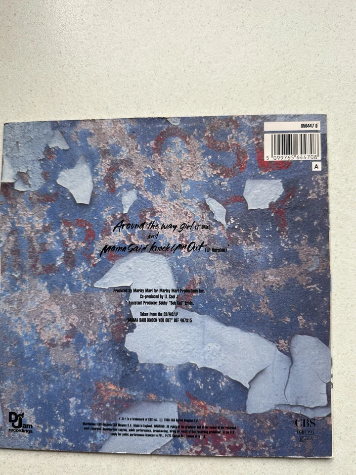 L.L. Cool J - Around The Way Girl / Mama Said Knock You Out. 7” Vinyl. VG+ - Image 2 of 4