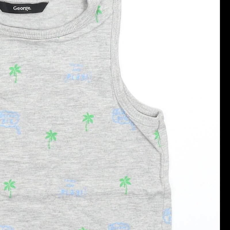 George Boys Grey Cotton blend Tank Size 3-4 Years image 7