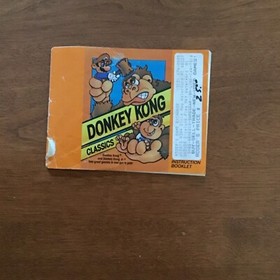 Donkey Kong Classics NES Nintendo Game with Sleeve and Manual - Tested