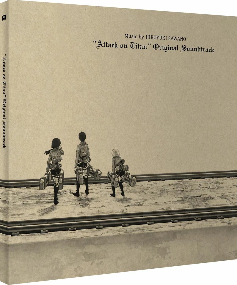 Attack on Titan Season 1 Anime Vinyl Record Soundtrack Red Marble 3 x LP #/500 - Image 2 of 4