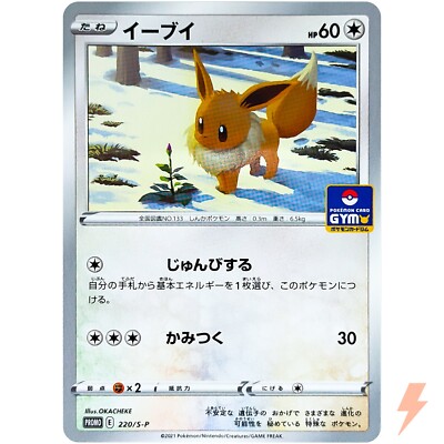 Eevee 220/S-P GYM PROMO - Pokemon Card Japanese | eBay