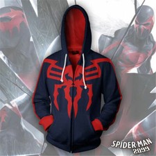 Marvel Age Spider-Man 2099 Super Hero 3D Hoodie Sweatshirt Cosplay Jacke Mantel 
