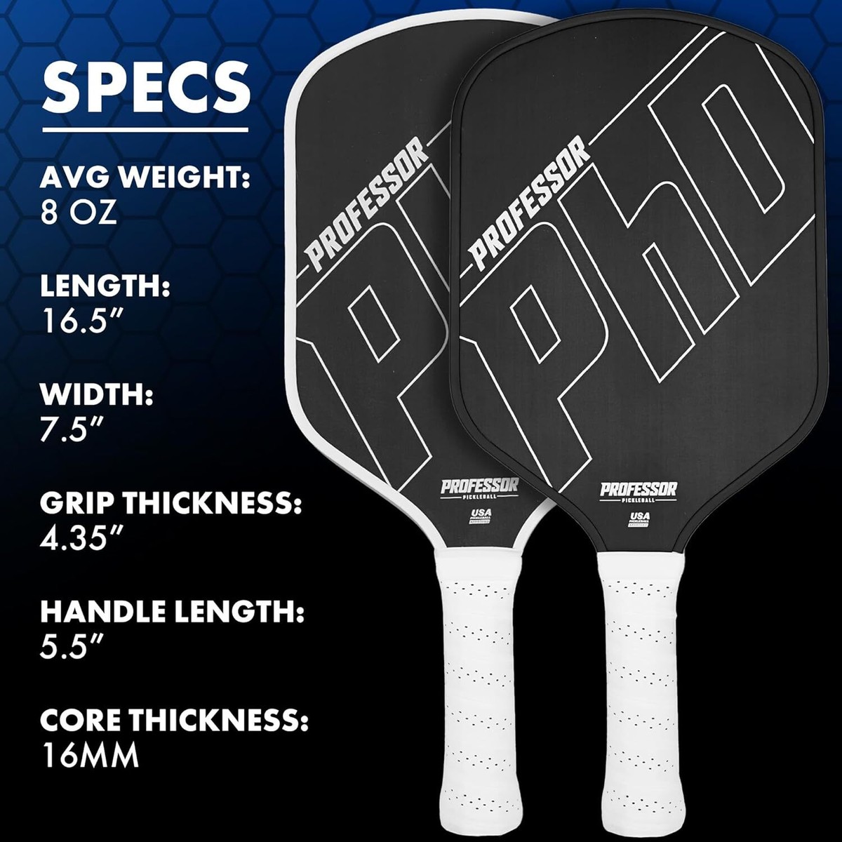 PHD PROシリーズ Professor Pickleball PHD Pro Bundle - 2 PHD Pros , Court Commander Bac