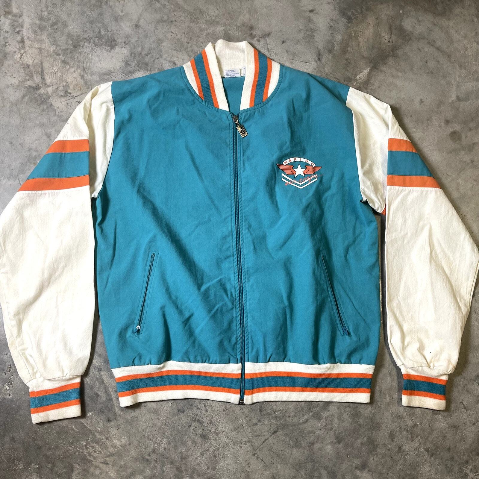 Giacca Vintage Pony Dan Marino Air Corps Miami Dolphins