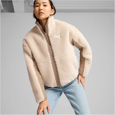 Puma Reversible Sherpa Jacket Oak Branch Damen
