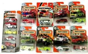 matchbox fire truck set