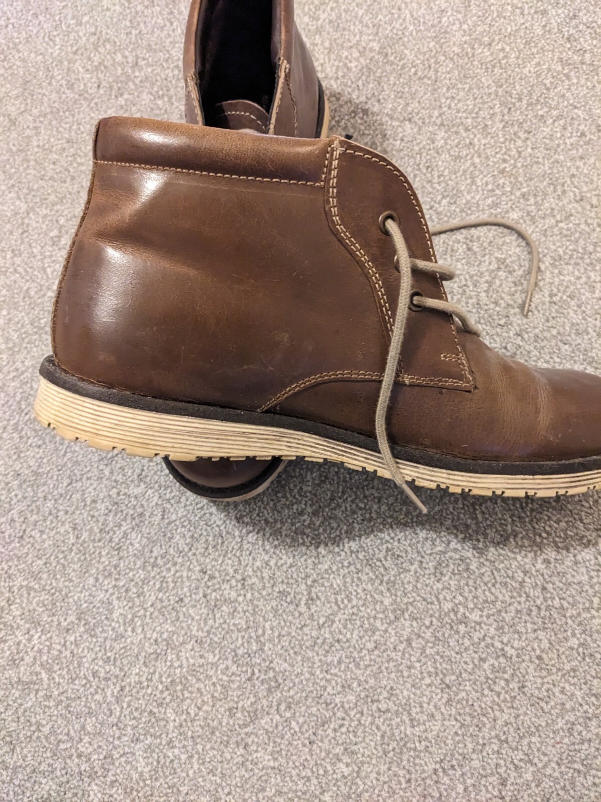 mens boots size 9 used leather eBay
