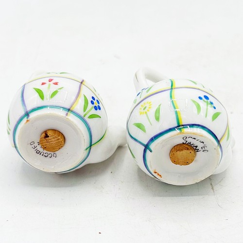 Vintage Pair of Tea Kettle Teapot Salt and Pepper Shakers Occupied Japan - Picture 5 of 7