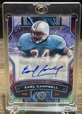 Earl Campbell Auto Topps Certified Resurgence NM/Mint!! 🔥🔥