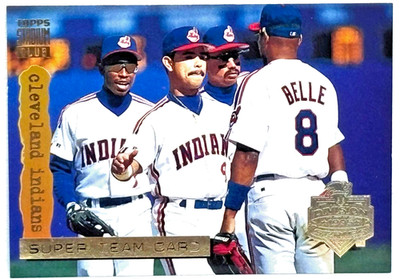 Cleveland Indians Topps Super Team Card 1994 REDEEMED # 19
