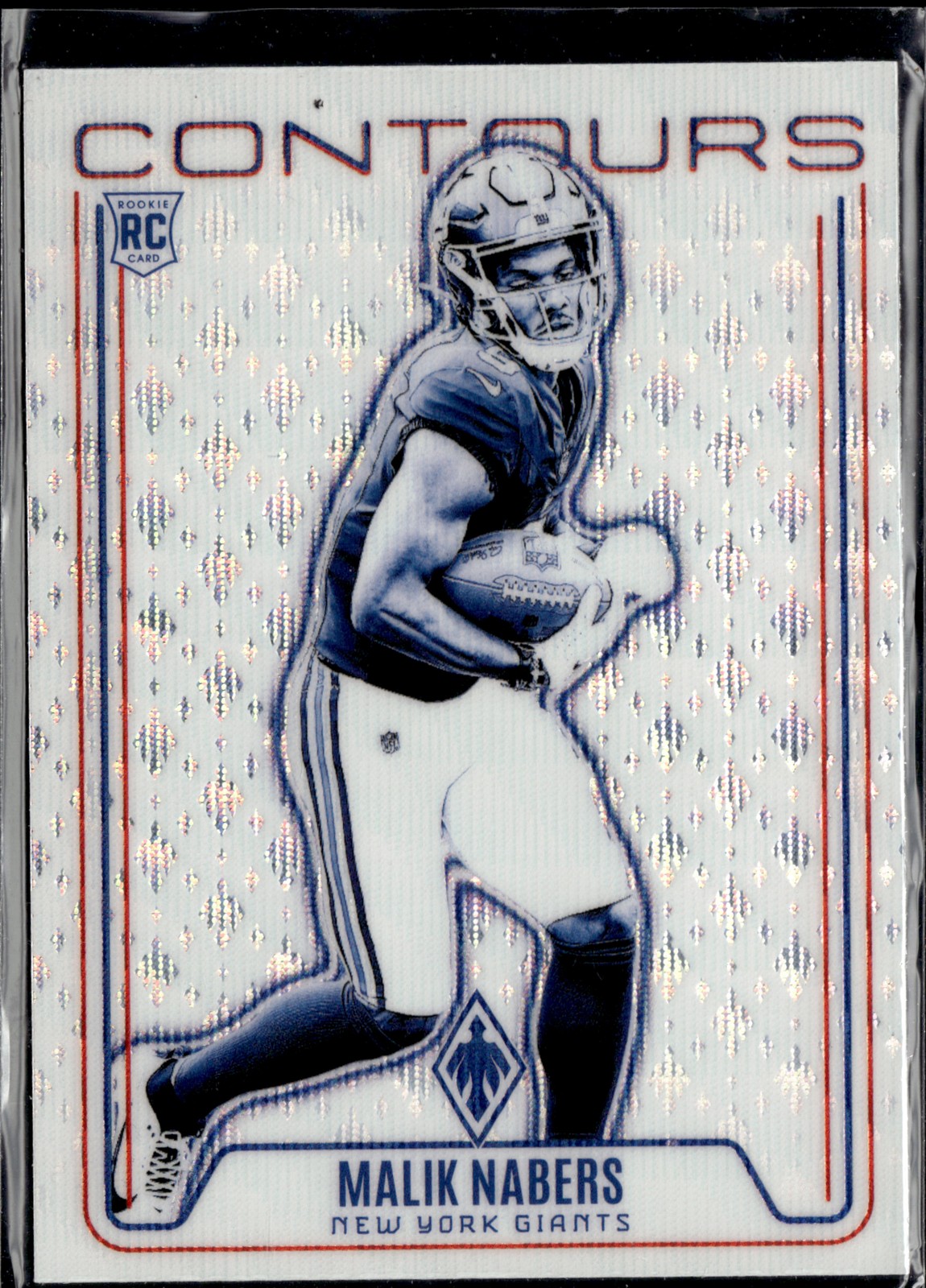 2024 Phoenix Malik Nabers Contours #CON-MNS Wave Rookie RC Giants 🔥