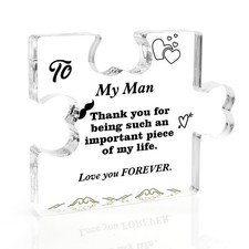 Gifts for Him Boyfriend Gifts BF, To My Love Husband, Acrylic Desk Decor Wedd...