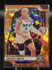Chennedy Carter 2024 Panini Prizm WNBA Orange Cracked Ice Prizm-#66 Chicago Sky