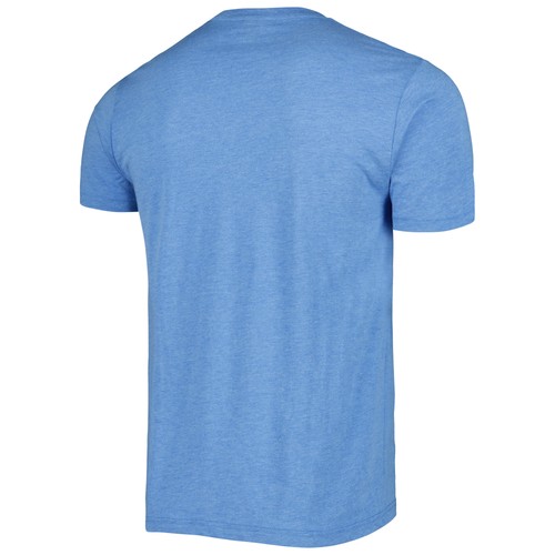 Unisex Homage Light Blue Indiana Pacers Team Mascot Tri-Blend T-Shirt - 第 3/3 張圖片