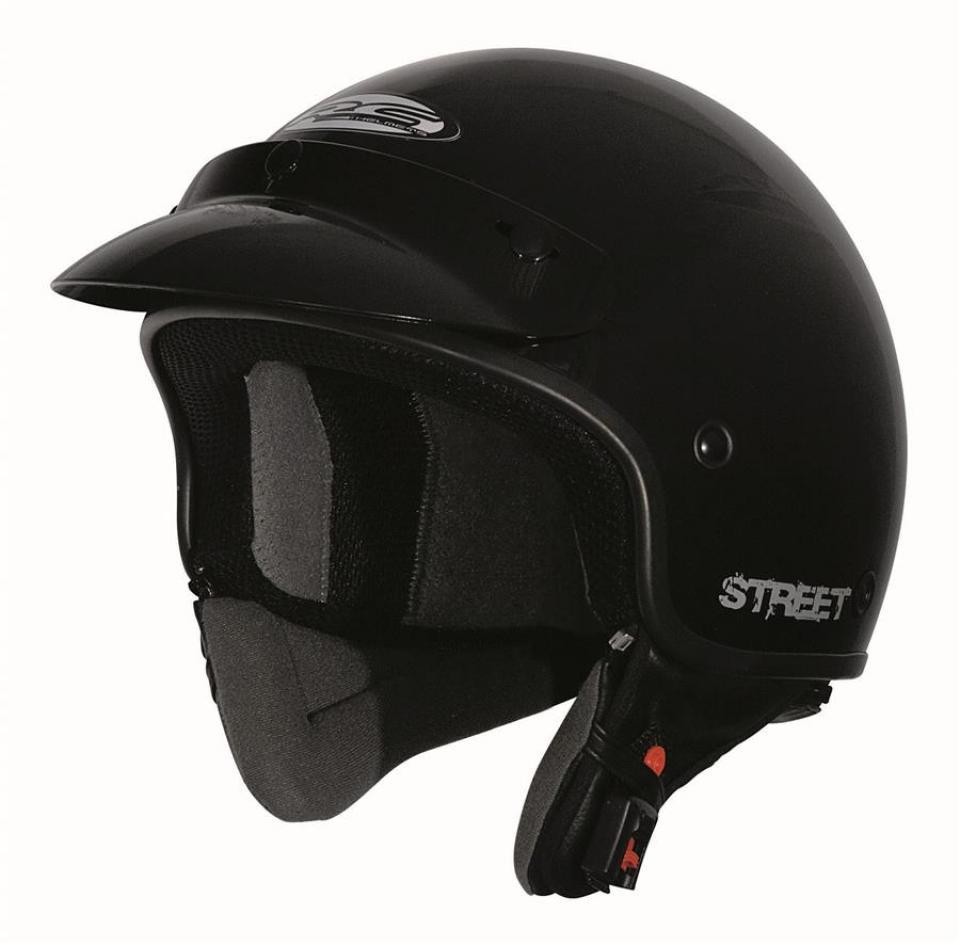 Casque jet STREET noir 61cm résout le manque de confort des motards