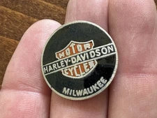 Harley Davidson Milwaukee Vintage Keychain Badge, Token, Coin